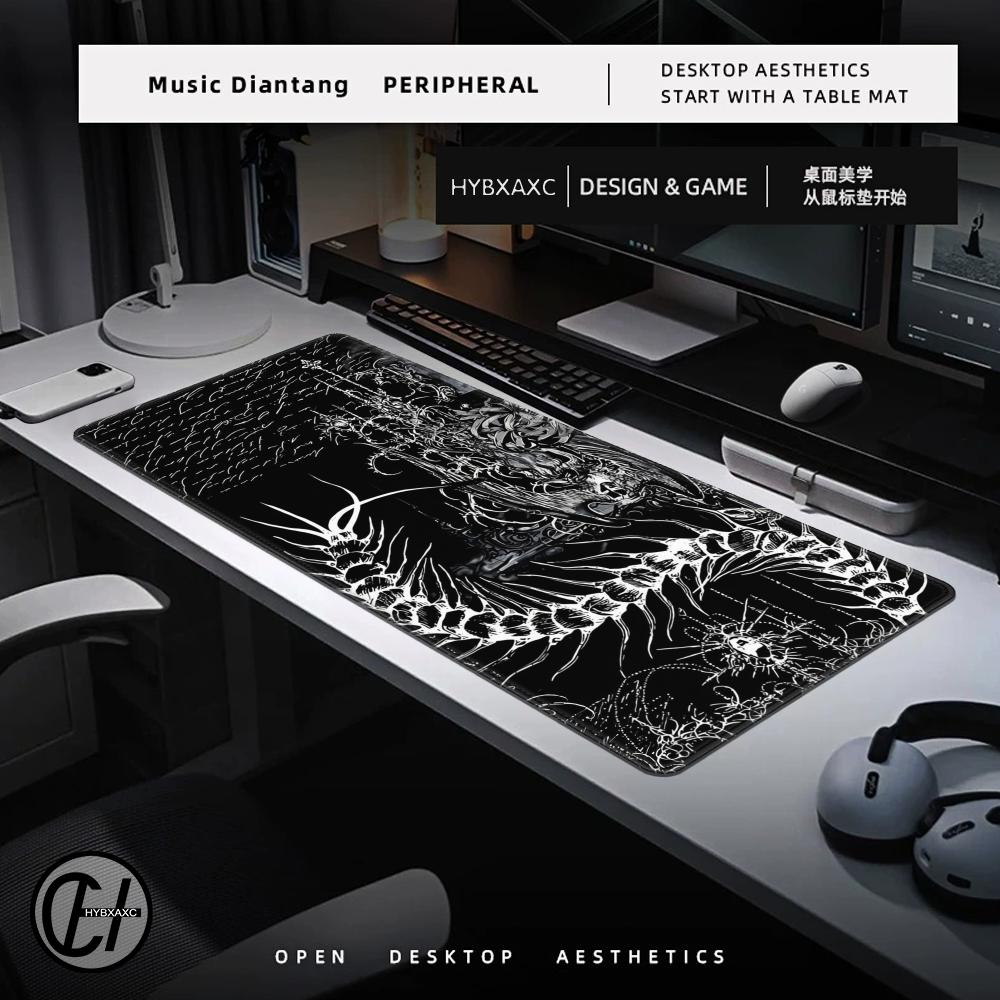 Tapis de bureau noir et blanc  - Gaming Accessories Aesthetic avis et prix