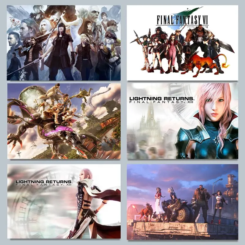 Affiche en toile Final Fantasy - Gaming Accessories For Room avis et prix