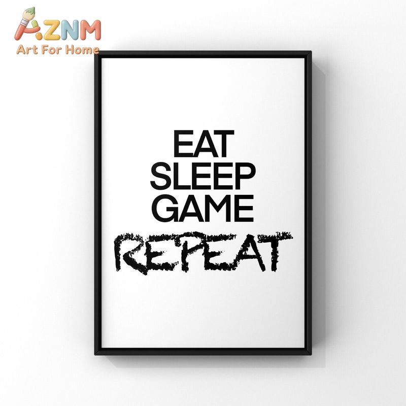 AZNM Toile murale de jeu noir  - Gaming Accessories For Room avis et prix