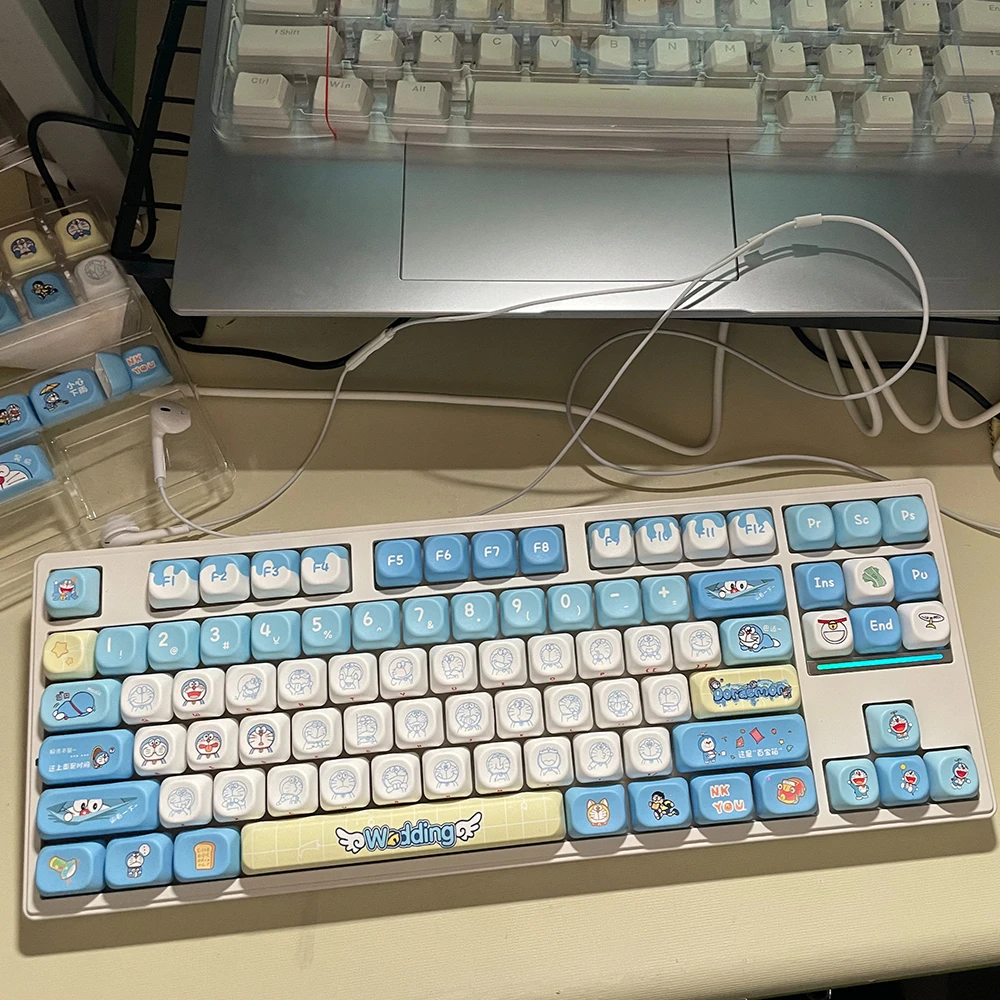 Touches de clavier Doraemon or - Gaming Accessories Aesthetic avis et prix